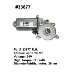 Motoriduttore 12V DC spazzolato 4.6Kg.cm/17RPM w/ 256:1 Riduttore  Epicicloidale - PA25-24126000-G256
