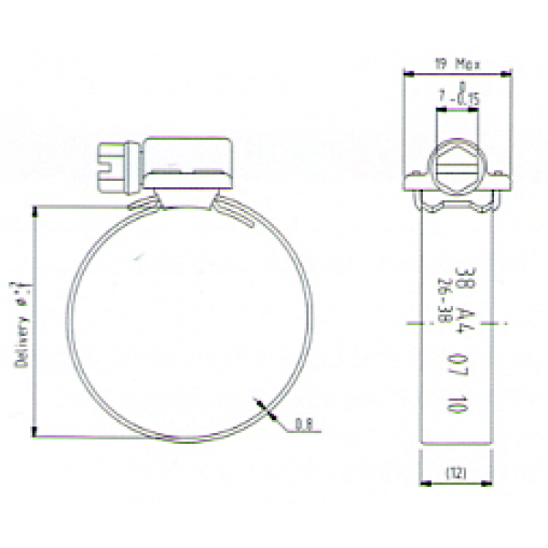 ABA ULTRA 316 S.S. 12MM (26-38)