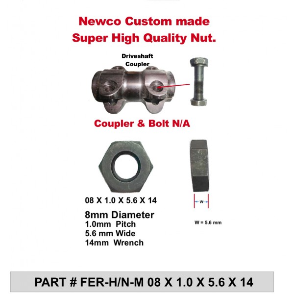 CUSTOM DRIVESHAFT NUT