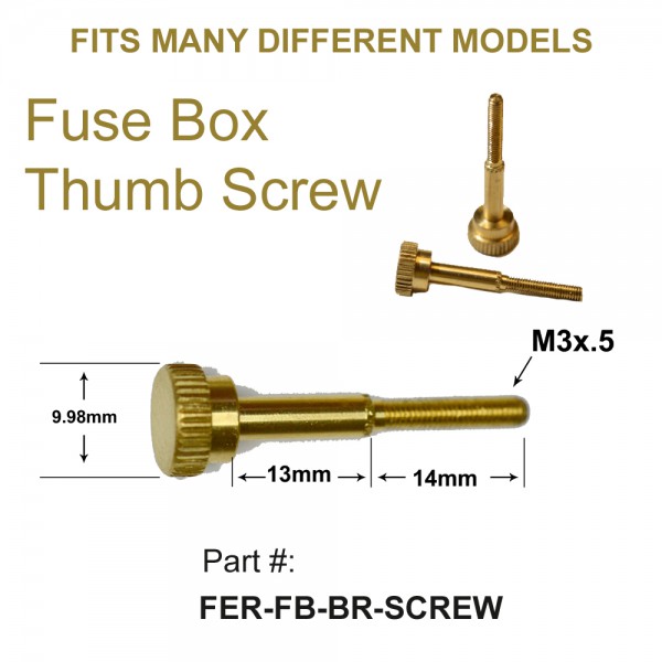 FUSE BOX THUMB SCREW