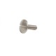 UNPOLISHED SLOT STAINLESS STEEL SCREW M04X12