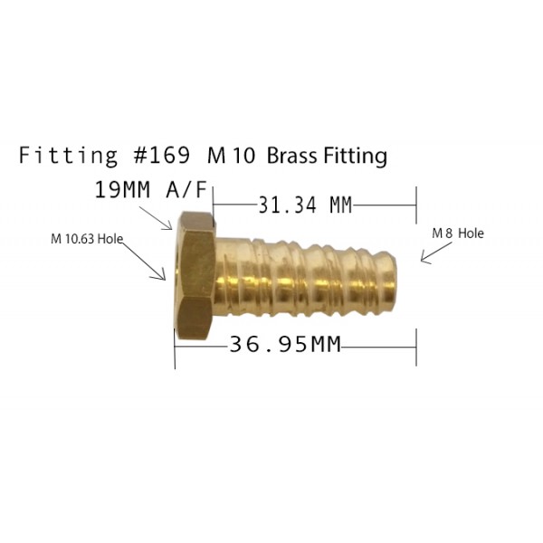 #169 BRONZE FITTING M10