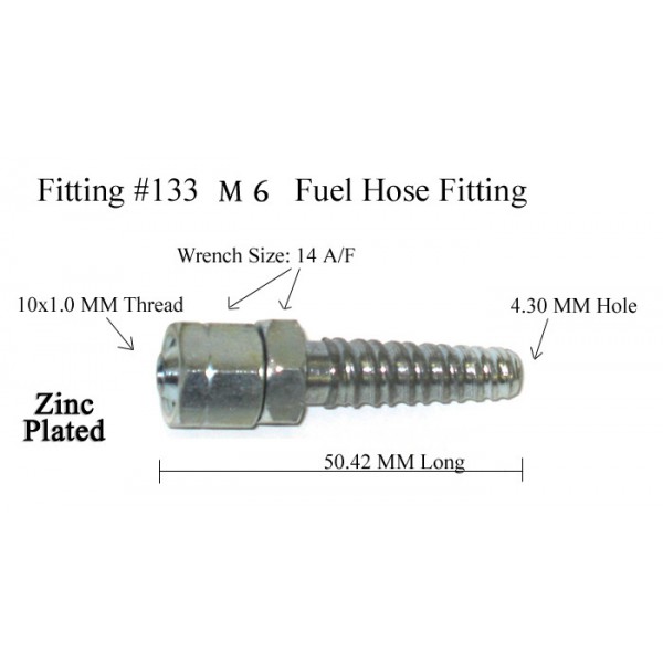 #133 FUEL/OIL FITTING M06