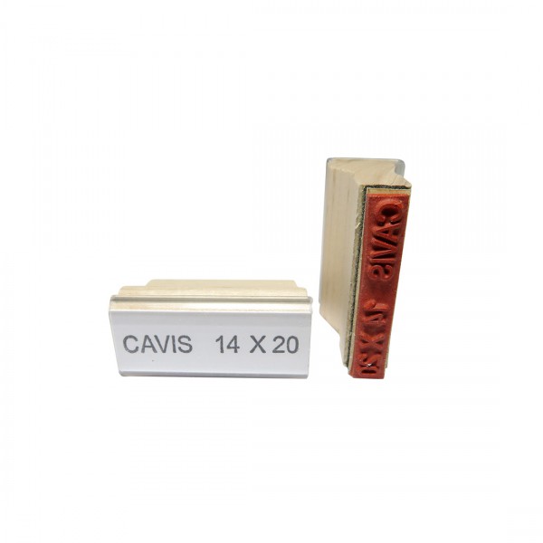 CAVIS 14X20 RUBBER STAMP 